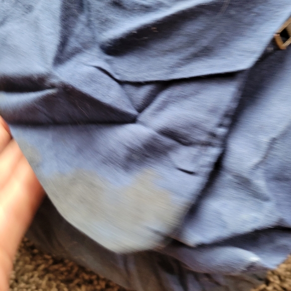 Laurel Burch Dog Patchwork Purse 2 Strap Tote Bag Red Blue Green Colorful Zipper - Picture 14 of 14